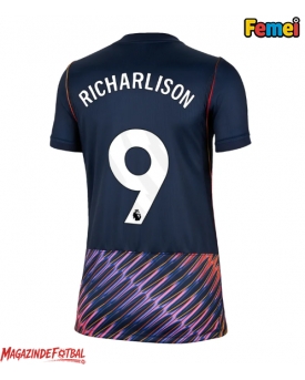 Tottenham Hotspur Richarlison #9 Tricou Fotbal Replică 2026-27 Femei Deplasare Tottenham Hotspur Richarlison #9 Tricou Fotbal Replică 2026-27 Femei Deplasare